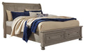 Lettner - Sleigh Bed Signature Design by Ashley®