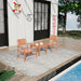 3 Piece Indoor / Outdoor Leisure Table And Chair Set Home Essentials