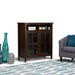 Warm Shaker - Handcrafted Medium Storage Media Cabinet Simpli-Home