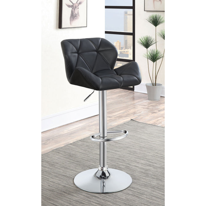 Adjustable Bar Stool With Height-Adjustable Base (Set of 2) Furniture Max