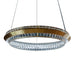 Michael Amini Lighting - Base Camp Round 31" Crystal LED Chandelier - Gold Michael Amini