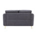 Yuina - Loveseat - Gray Linen ACME