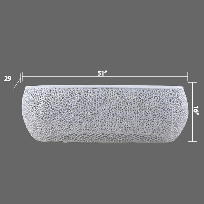 T3601 - Modern Oval Coffee Table Matrix Furniture Group