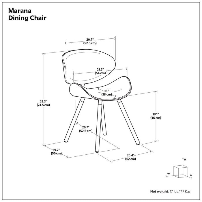 Marana - Upholstered Dining Chair Simpli-Home
