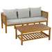 Patio Set Outdoor With Coffee Table And Cushions Hearth and Haven