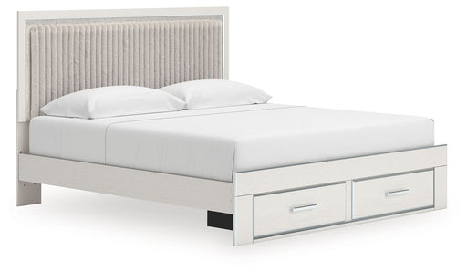 Zuraleus - Upholstered Panel Platform Storage Bed Signature Design by Ashley®