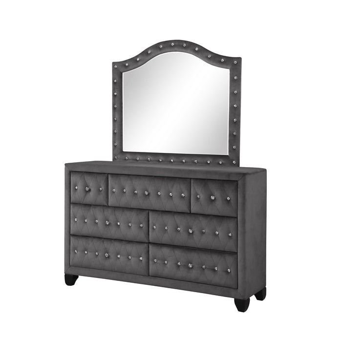 Sophia - Mirror - Gray Matrix Furniture Group