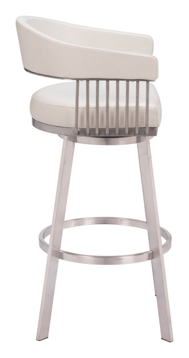 Bantry - Swivel Barstool - White Zuo Modern