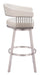 Bantry - Swivel Barstool - White Zuo Modern