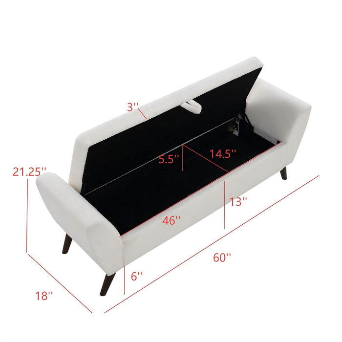 Storage Bench For Living Room Home Essentials