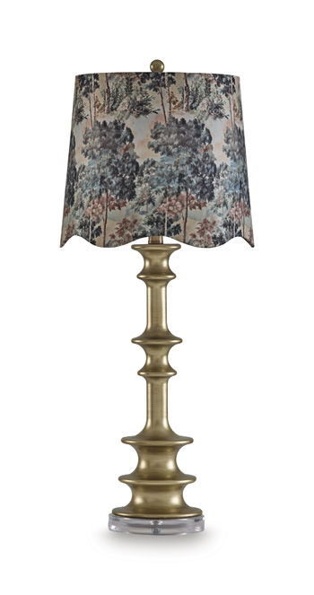 Jaystower - Poly Table Lamp - Antique Gold Color Signature Design by Ashley®