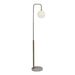 Tall Corner Floor Lamp For Living Room - White Ashcroft Furniture