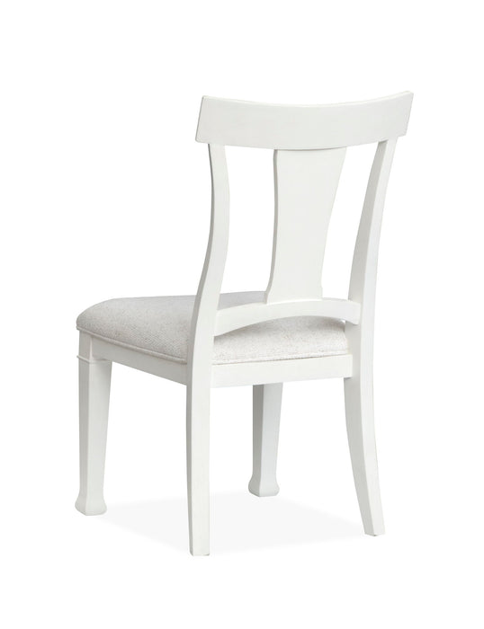Kingston - Upholstered Side Chair (Set of 2) - Whisper White And Cerused Nutmeg Magnussen Furniture
