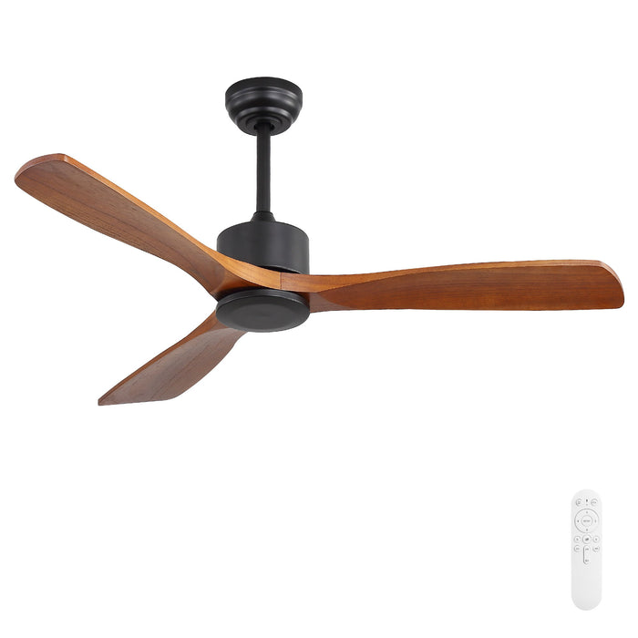 52" All Ceiling Fan With DC Reversible Motor, 3 Blades Daily Nest