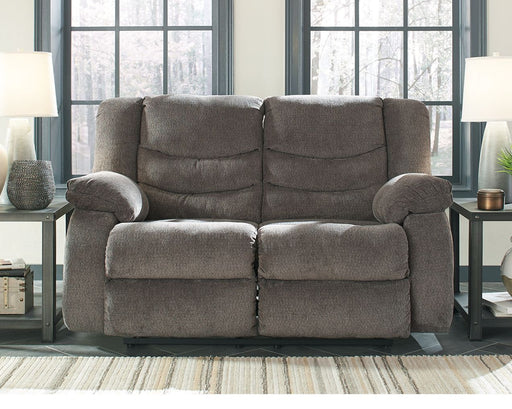 Tulen - Reclining Loveseat - Gray Signature Design by Ashley®