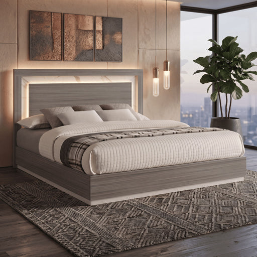 Altima - Bed With LED Headboard Matrix Furniture Group