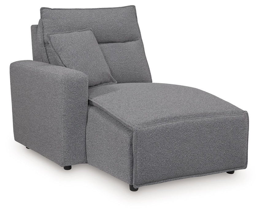 Modmax II - LAF Press Back Power Chaise - Salt And Pepper