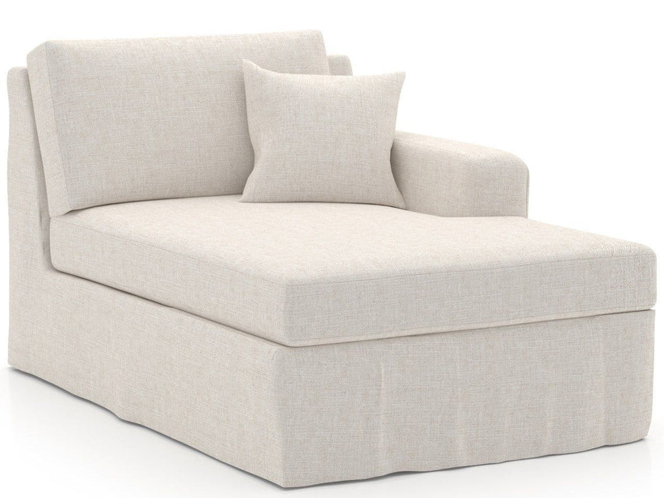 Ryman - Slipcover Chaise RAF, Special Order - White Universal Furniture