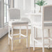 Stool With Upholstered Seat And Back Home Essentials