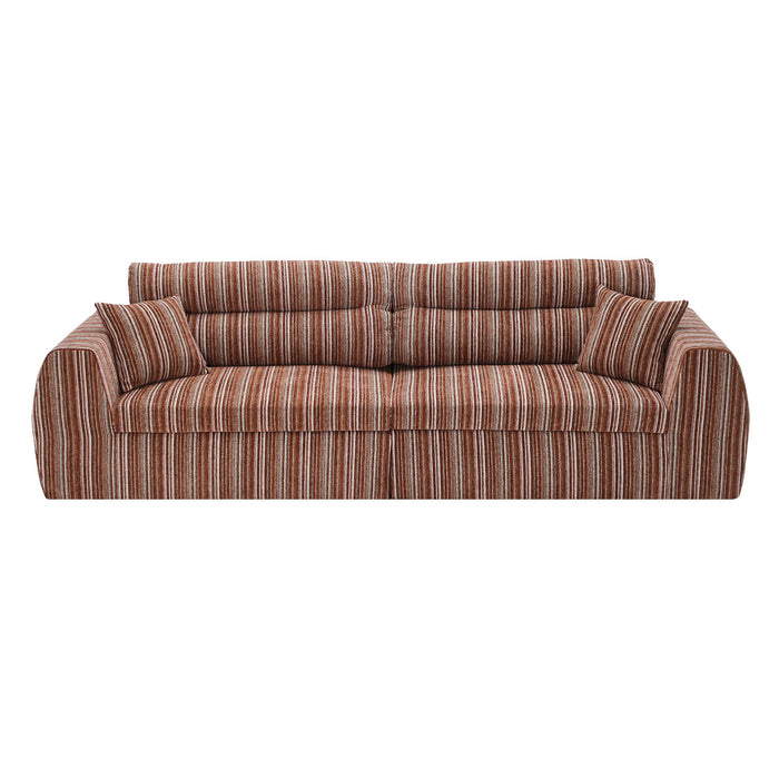 3 Seater, Couch With Throw Pillows For Living Room Home Essentials