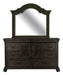 Bellamy - Drawer Dresser With Shaped Mirror - Peppercorn Magnussen Furniture