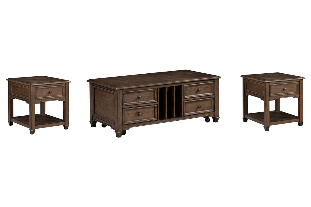 Cormac - Lift Top Storage Cocktail Table Set Magnussen Furniture