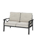 All Weather Loveseat 2 Seats Sofa With Cushions - Light Khaki / Beige Home Essentials