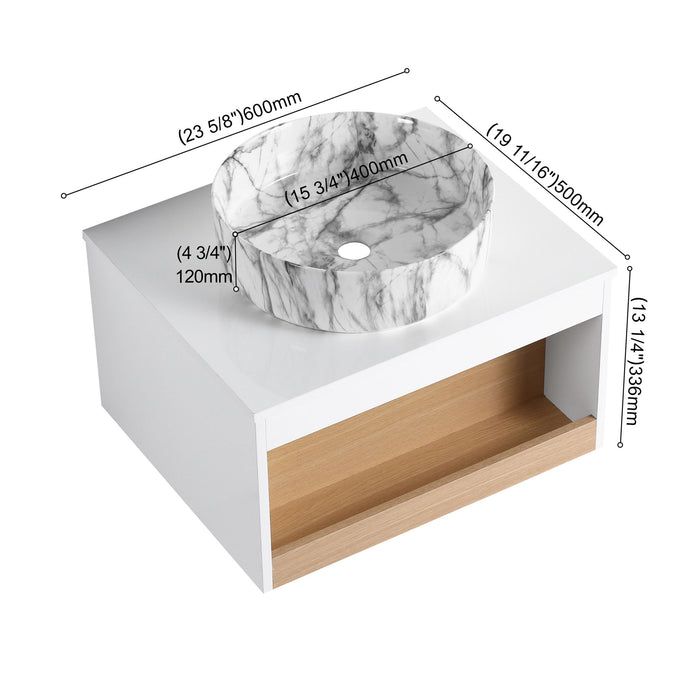 Floating Bathroom Vanity With Vessel Sink Home Essentials