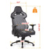 Gaming Chair With 4D Armrests, High Back Office Chair - Black / Gray Home Essentials