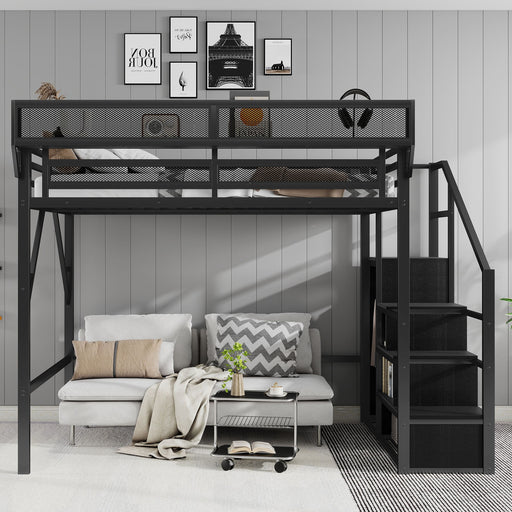 Loft Bed With Storage Shelves, Wardrobe Home Essentials