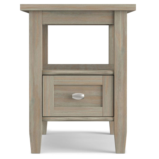 Warm Shaker - Narrow Side Table - Light Brown Simpli-Home
