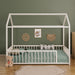 Montessori Floor Bed Frame With House Shape Hearth and Haven