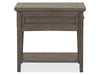 Paxton Place - Rectangular End Table - Dovetail Gray Magnussen Furniture