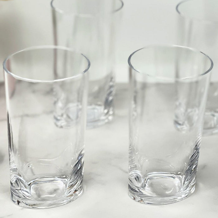 Leading Ware Oval Halo Acrylic Glasses Drinking Set