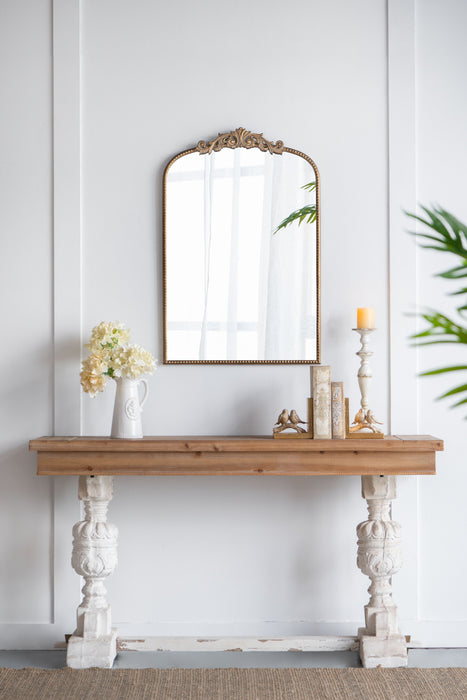 Arch Mirror, Baroque Inspired Wall Decor For Bathroom Bedroom Living Room