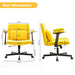 Criss Cross Armrest Office Chair With Wheels Home Essentials