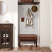 Carlson - Ottoman Bench, Mid Century Design Simpli-Home