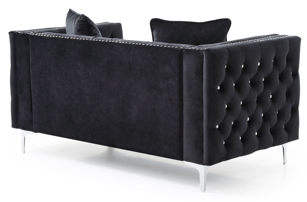 Elegant Track Arm Loveseat
