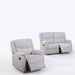 2 Piece Living Room Set With Loveseat And Recliner Home Essentials