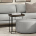 Gallagher - C-Side Table - Walnut Brown Simpli-Home
