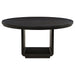 Bangor - Round Dining Table - Black Furniture Max
