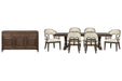 Jubilee - Extendable Trestle Dining Table Set Magnussen Furniture