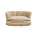Clara - Medium Scalloped Pet Sofa Bed - Brown Jennifer Taylor Home