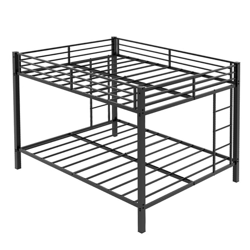 Bunk Bed For Kids, Convertible Frame With Ladders & Guardrail Home Essentials