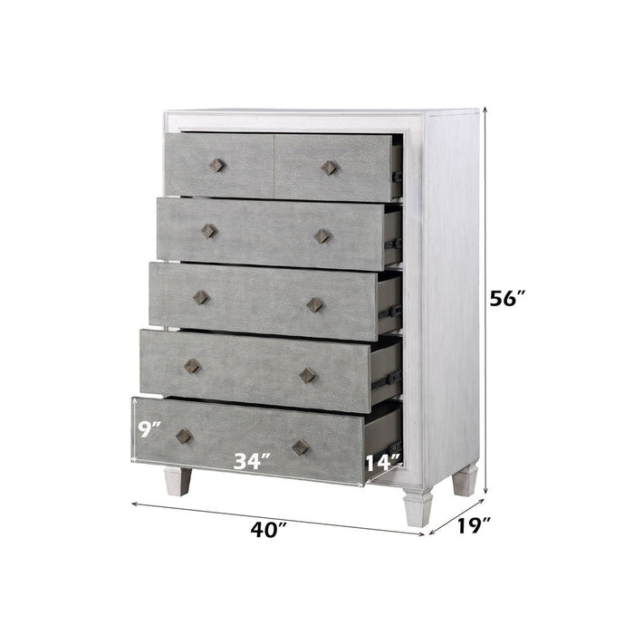 Katia - Chest - Rustic Gray & Weathered White ACME