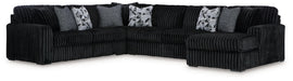 Midnight-Madness - 4 Piece Sectional Signature Design by Ashley®