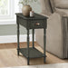 Accent Side Table, 2 Tier, Storage Drawer, Stylish Traditional Design 8th Street