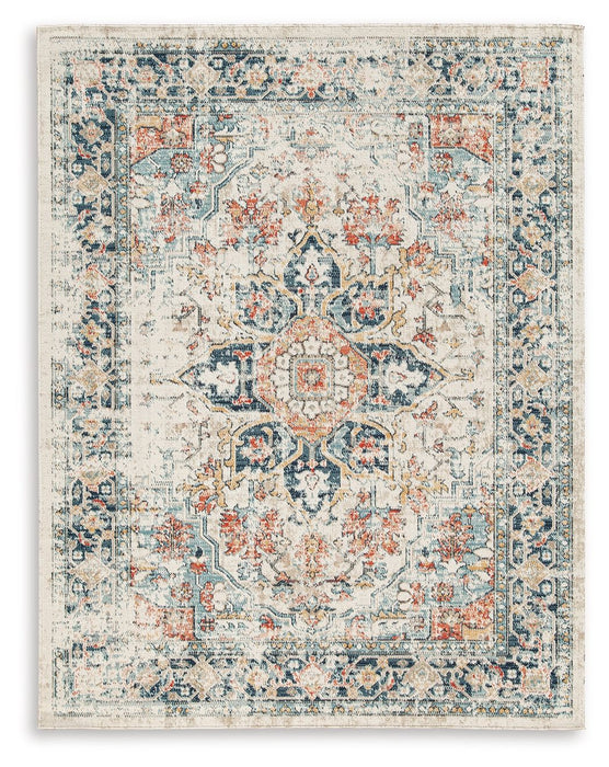 Jarrpage - Indoor/Outdoor 5' x 7' Rug - Multi Signature Design by Ashley®