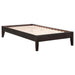 Queen Platform Bed With Tapered Legs - Brown Furniture Max