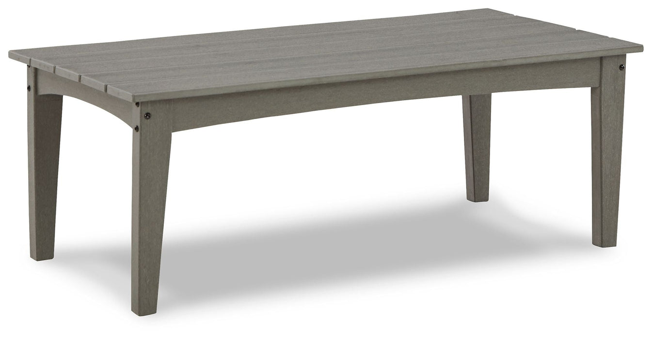 Visola - Rectangular Cocktail Table - Gray Signature Design by Ashley®
